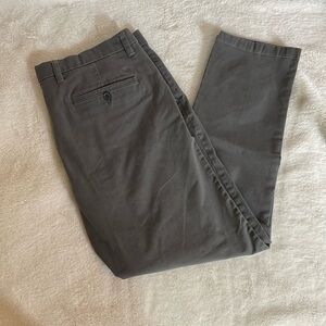 Men's Grey Dockers Slim Fit Pants Size 38x34